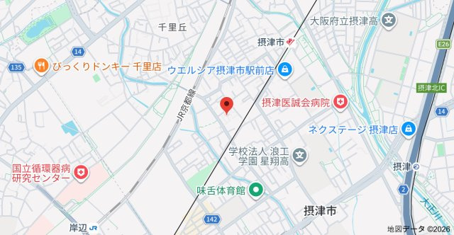 エルメスコートの地図