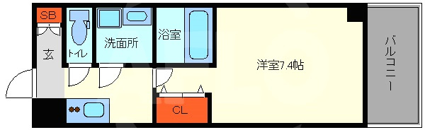 グランドゥール九条の間取り|グランドゥール九条　間取り