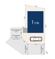 茅ヶ崎市今宿　新築戸建の区画図