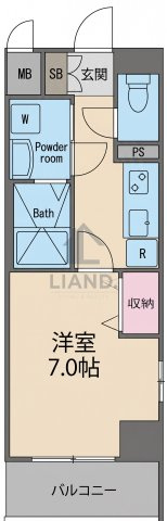ワイエスビル　箱崎小学校区の間取り|ワイエスビル