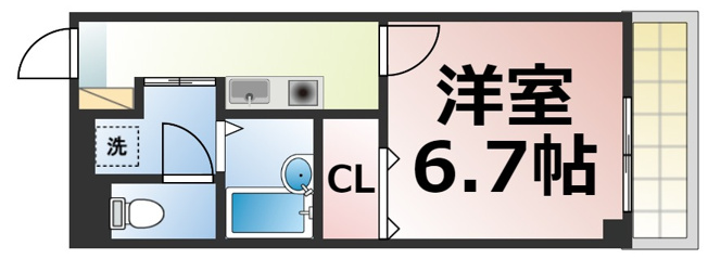 【間取り】 | アンプルールフェール寿　仲介手数料無料