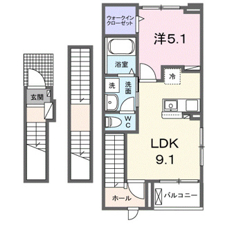【間取り】 | 岐山グリーンハイツ