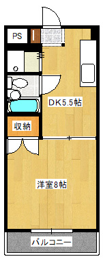 橘センタービルの間取り