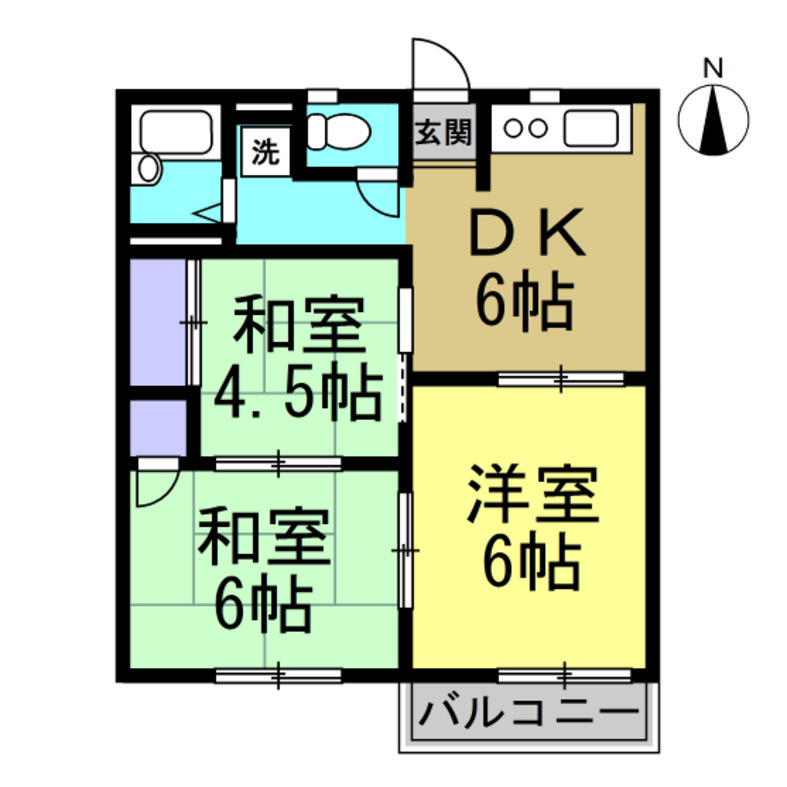 ザ　センチュリー21　A棟の間取り