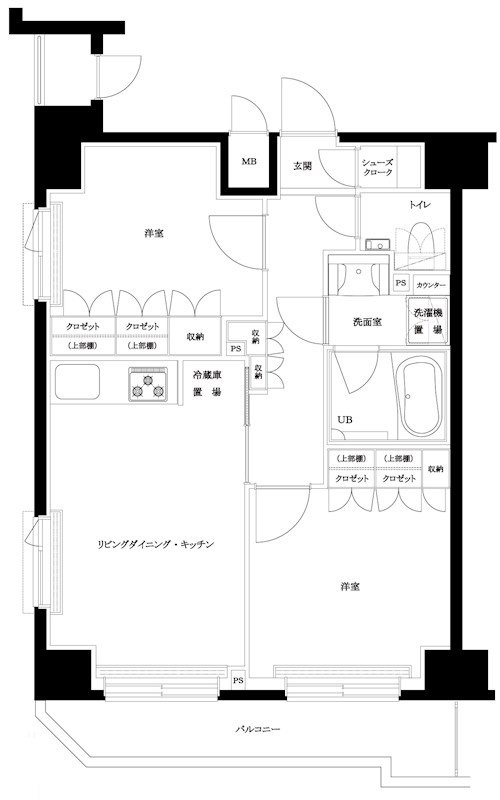 ルーブル西新井 の間取り|間取りです。