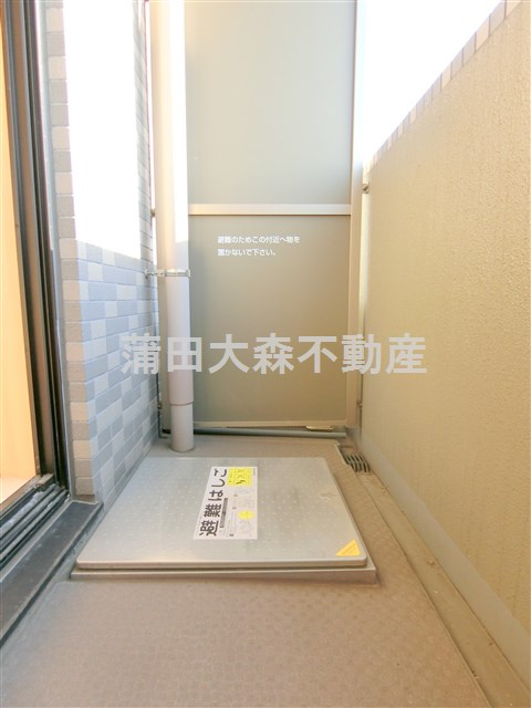 ルーブル羽田萩中のバルコニー