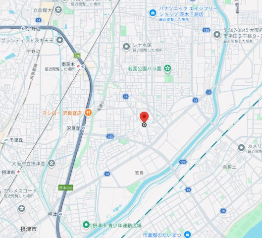 ティアーズコートの地図
