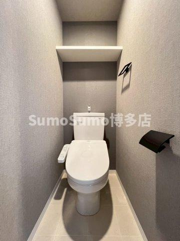 S-RESIDENCE大橋FLUSSのトイレ|落ち着いたトイレです