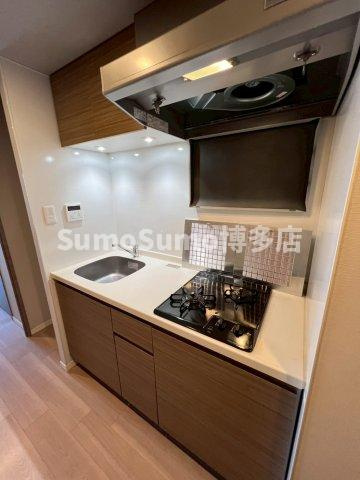 S-RESIDENCE大橋FLUSSのキッチン|使いやすいキッチンです
