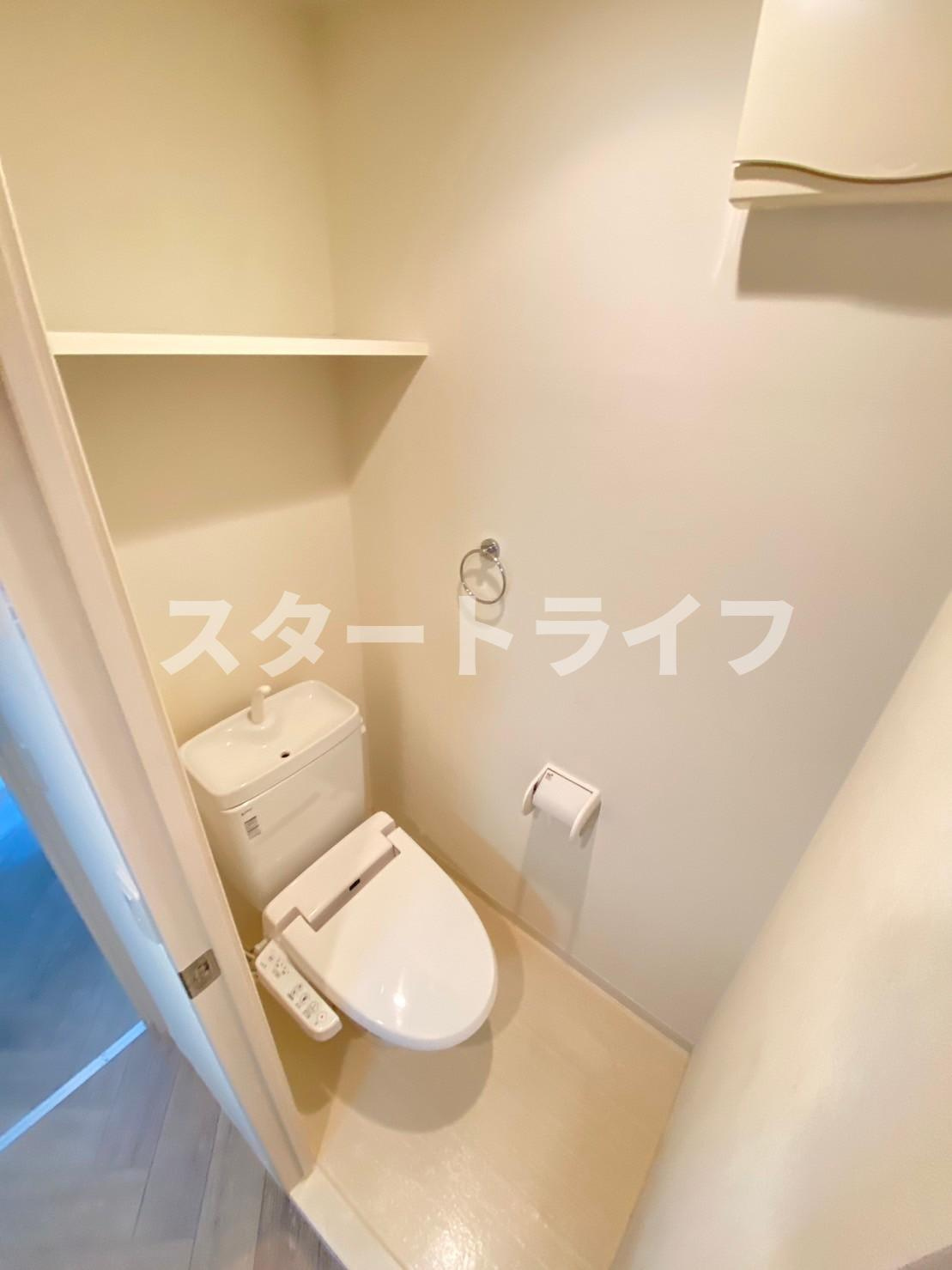 大阪市淀川区西中島２丁目の賃貸マンションのトイレ