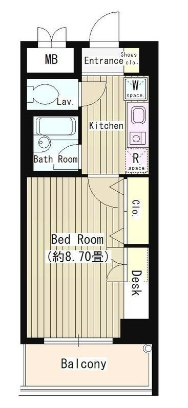 協和高輪マンションの間取り|間取りです。