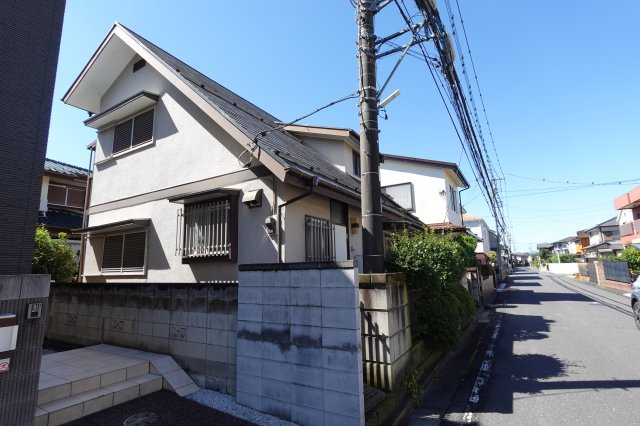 川越市上戸新町　建築条件なし売地の外観