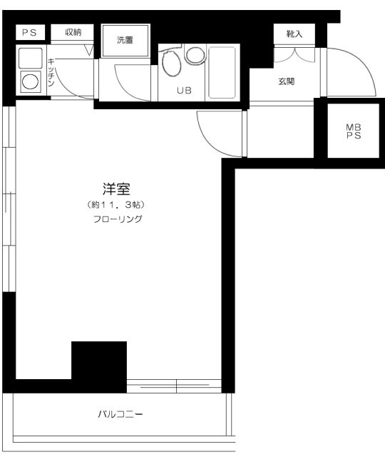 東建シティハイツ上野の間取り