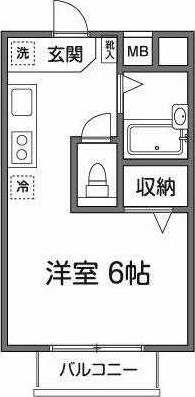 クレッシェンド経堂の間取り
