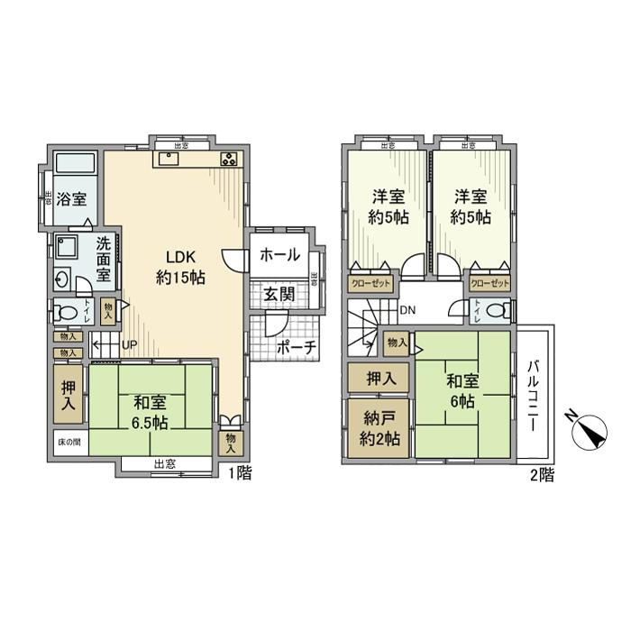 松戸戸建の間取り