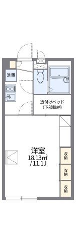 レオパレスボヌールⅡの間取り
