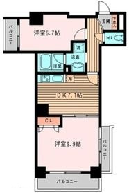 グランセルコーバの間取り|間取りです。