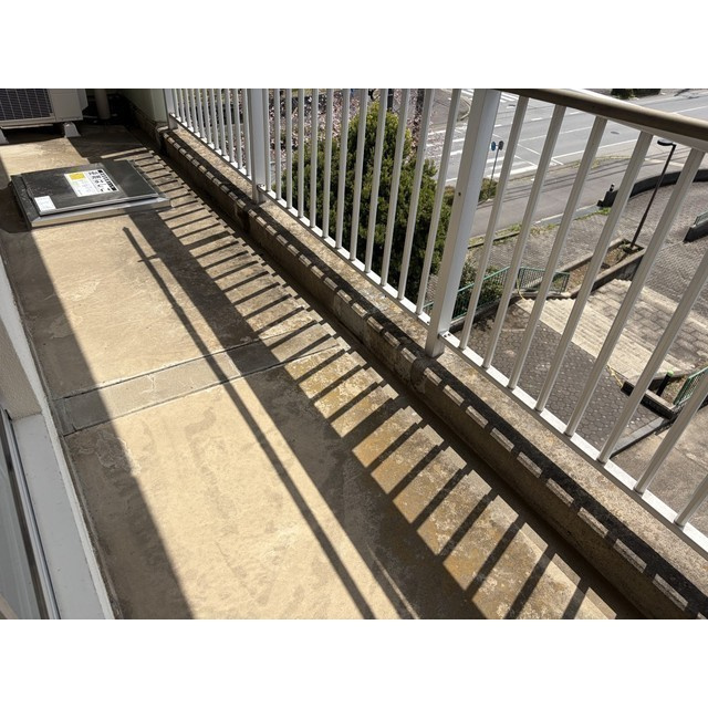 竜ヶ崎ハイツBのバルコニー