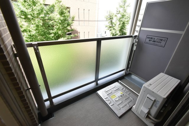 ソリューション甲子園のバルコニー