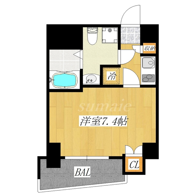 ＹＯＫＥ・７の間取り|東向きのお部屋です☆