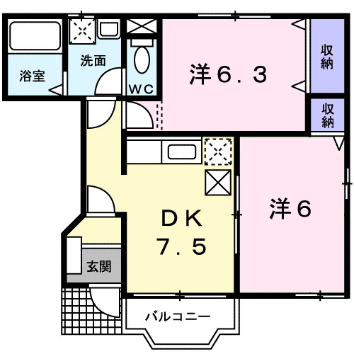 グレイス・北本の間取り