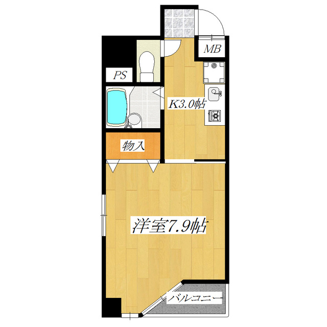 ジョワメゾン田端の間取り|充実設備の１Kマンションです♪