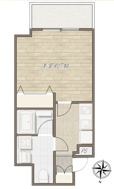 東久留米市東本町の賃貸マンション