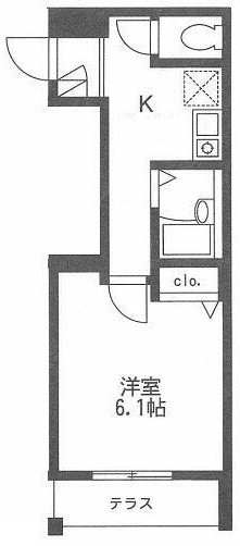 グランディール武蔵小杉の間取り|間取りです。