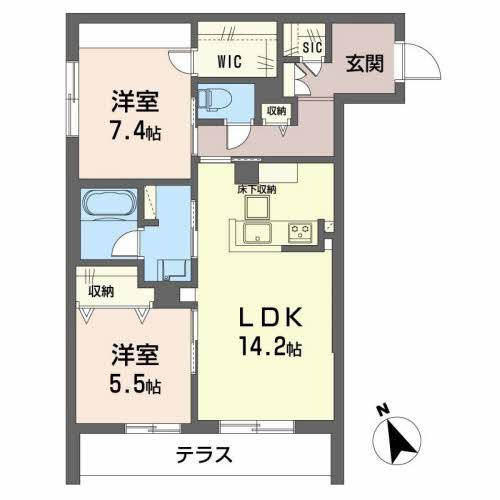 Sha Maison Grandeの間取り