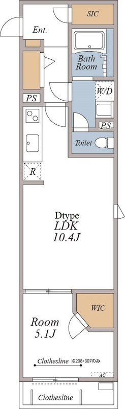 リブリ・oliva相模大野の間取り