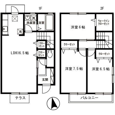 リヴィエールコートの間取り