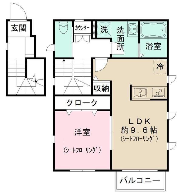 リーフガーデンの間取り|間取りです。