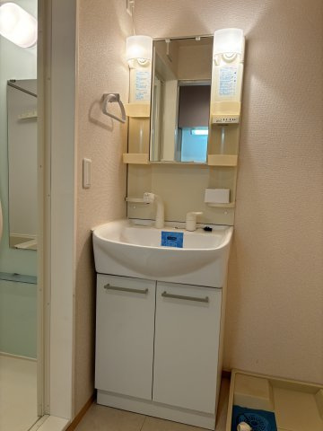 市川市田尻の賃貸マンションの洗面所