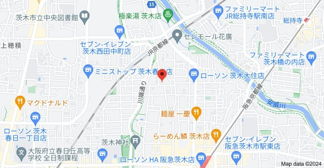 レストバレル上泉の地図