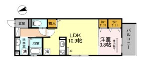 レストバレル上泉の間取り