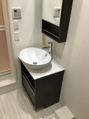 フルールコートの洗面所