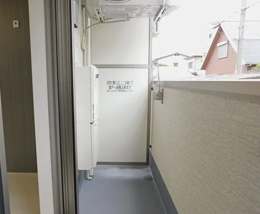 フルールコートのバルコニー