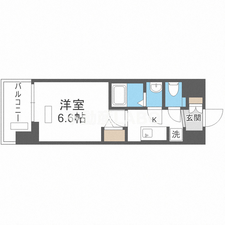 プレサンス大国町アドロッソの間取り