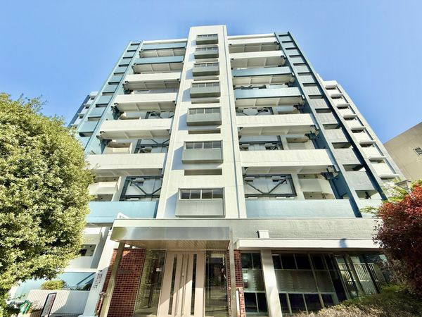石川台ハイライズの外観|石川台ハイライズ：ペット飼育可能なマンションです！