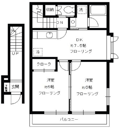 メゾン・ドゥ・ミニヨンの間取り|間取りです。
