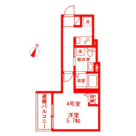 ポラ ステラ大和の間取り