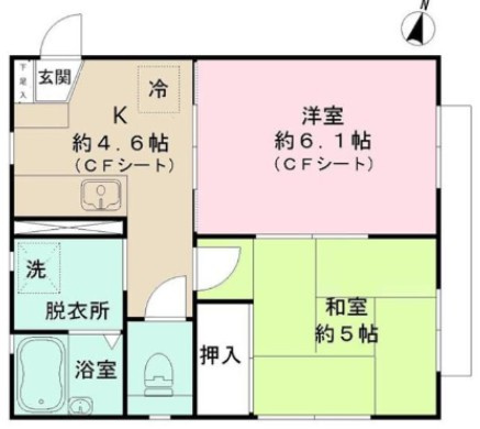 エクセルワタナベの間取り