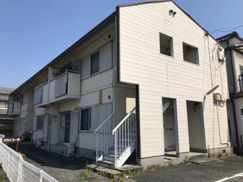 スカイコーポの外観|落ち着いた雰囲気の外観です