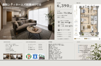 【その他】 | 藤和シティホームズ綾瀬　仲介手数料無料＋40万円現金プレゼント中
