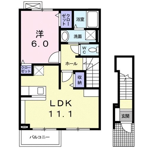 ハピネス向日葵の間取り