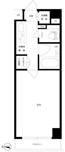 ルーブル豊島千川の間取り