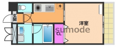 ブロッサム茨木の間取り