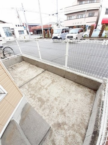ロータス・高田Ｃのバルコニー