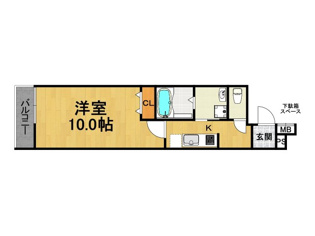 フジパレス尼崎立花1番館の間取り