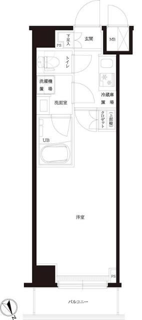 ルーブル中板橋六番館の間取り